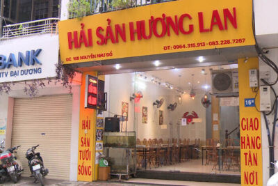 Mẫu biển quảng cáo nhà hàng hải sản