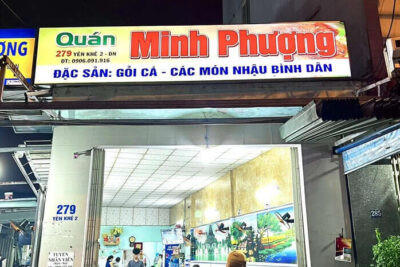 Mẫu biển quảng cáo quán nhậu