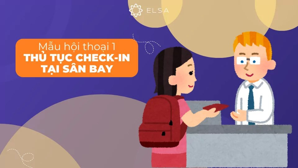 Mẫu hội thoại tiếng Anh tại sân bay 1