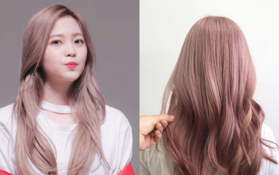 Mẫu nâu ánh hồng trendy