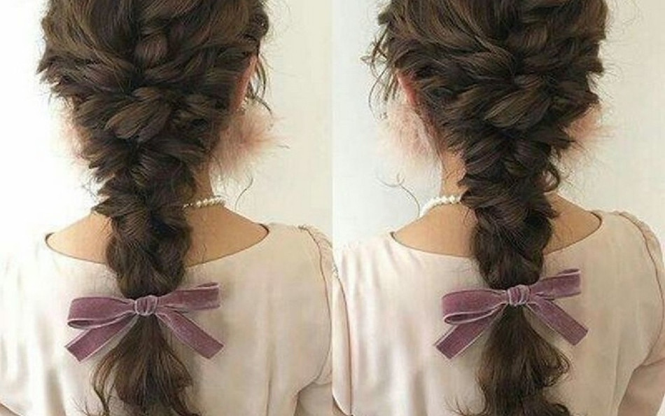 Mẫu tóc tết đuôi cá rối