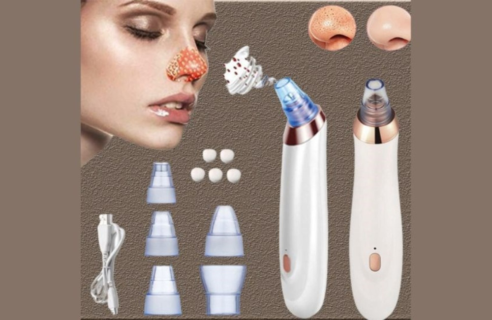 Máy hút mụn giúp loại bỏ sạch các loại mụn nhẹ và vào lực hút chân không
