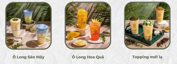 Menu trà La Boong