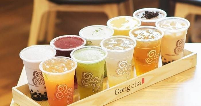 Menu trà sữa Gong Cha đa dạng, hấp dẫn