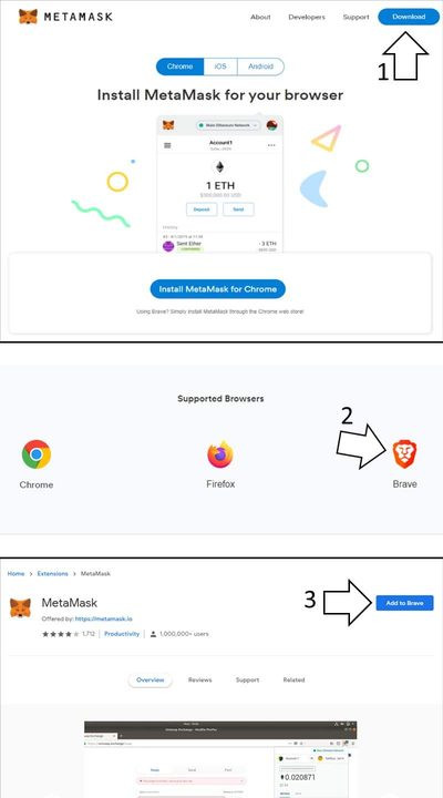 metamask brave