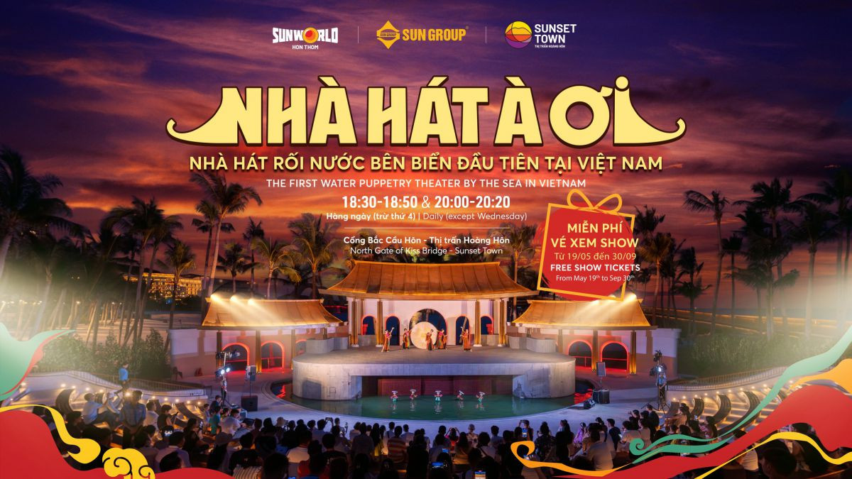Miễn Phí Xem Show Rối Nước Tại Thị Trấn Hoàng Hôn Đến 30.09.2024