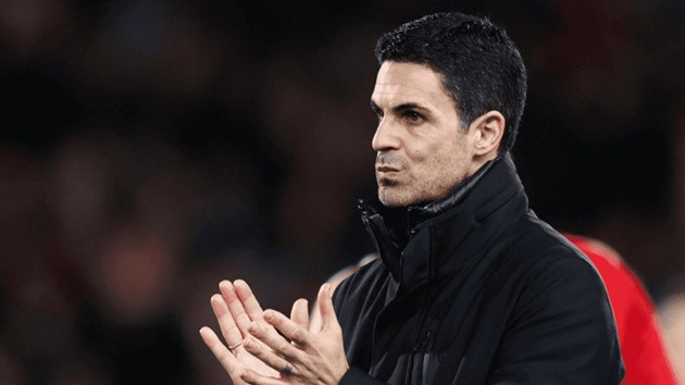 Mikel Arteta thất vọng