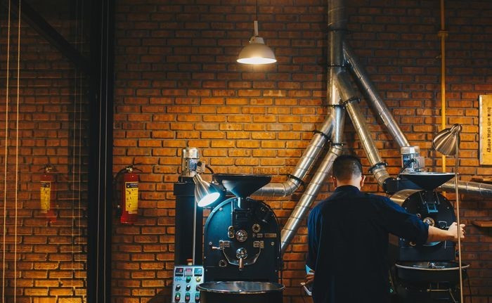 Mô hình cà phê rang xay Coffee Factory
