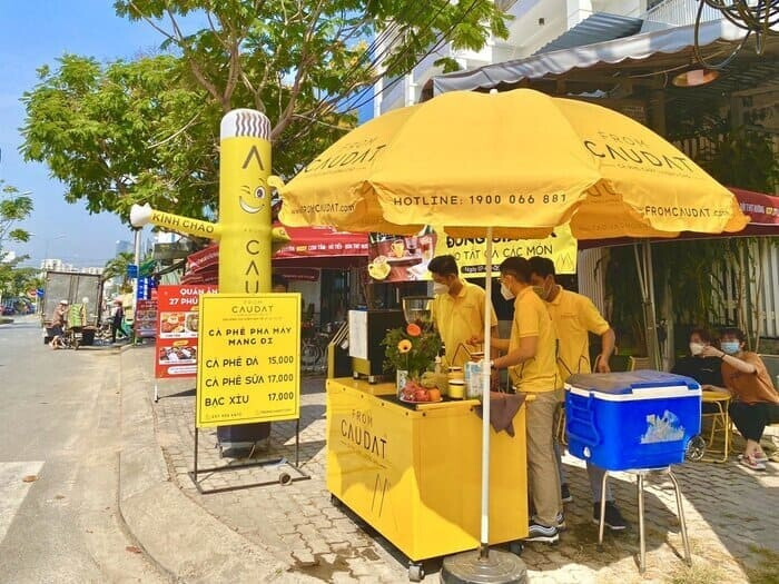 Mô hình nhượng quyền cafe mang đi