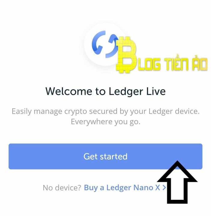 Mở ứng dụng Ledger Live