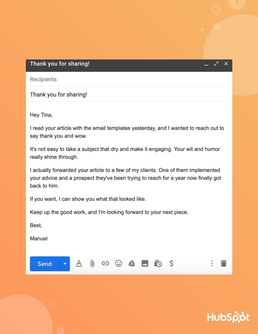 Một email sales bằng tiếng Anh