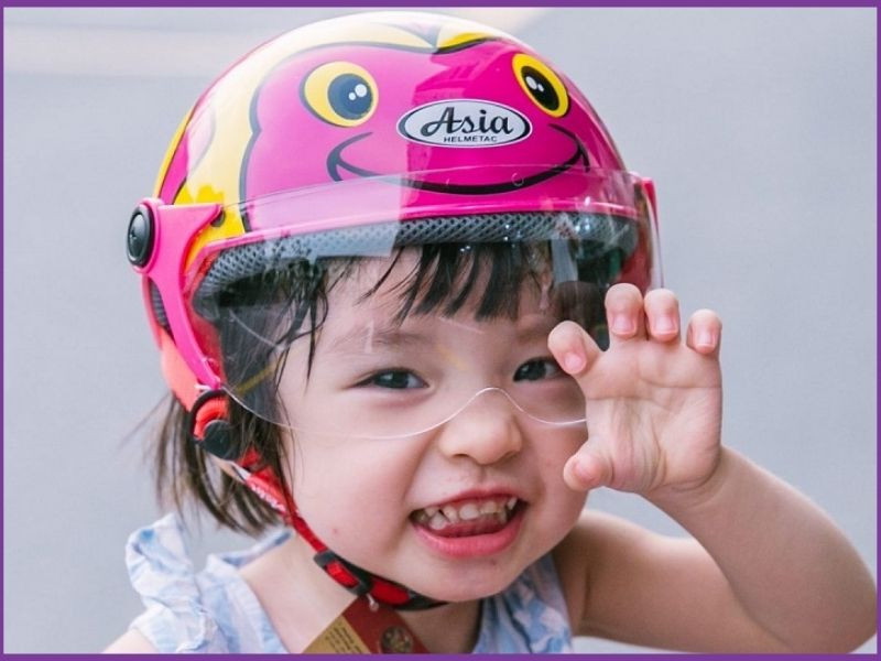 Mũ bảo hiểm an toàn cho trẻ