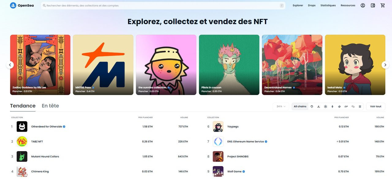 Mua NFT trên Marketplace