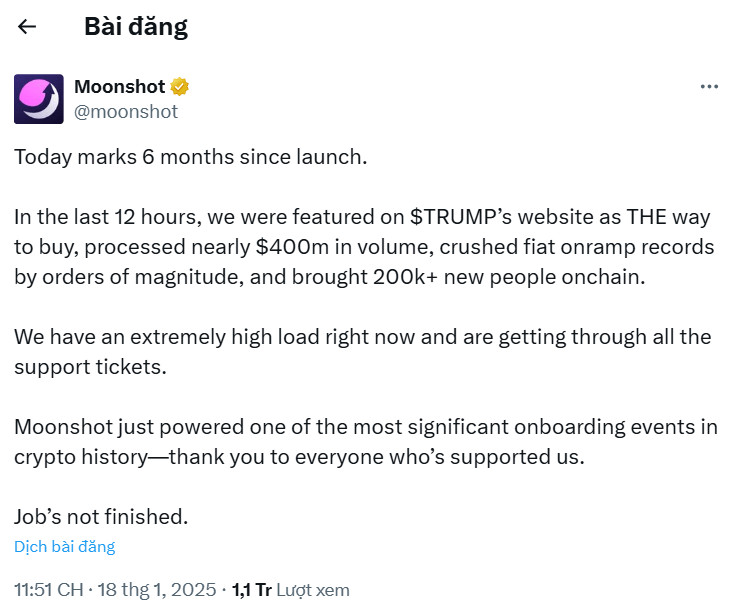 Nền Tảng Giao Dịch Moonshot