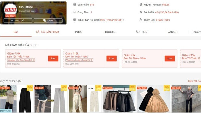 Nên tạo gian hàng trên Shopee vì nền tảng này có lượng người dùng lớn