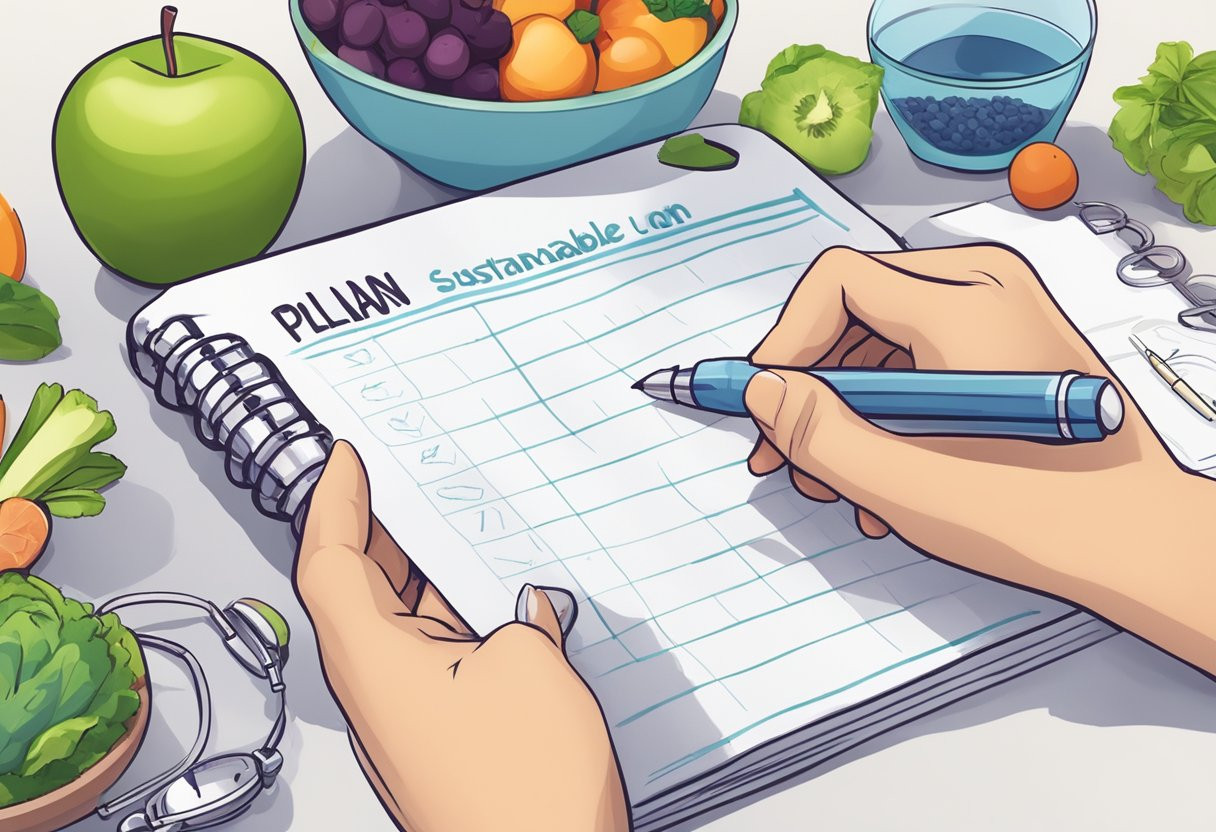Người đang lên kế hoạch giảm cân