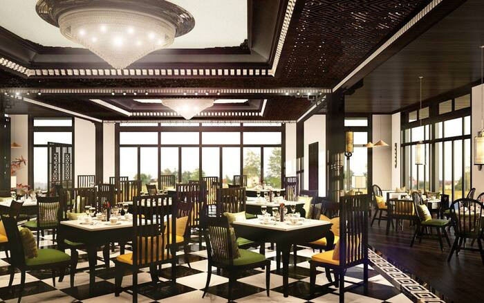 Nhà hàng Võng tại Koi Hội An Resort