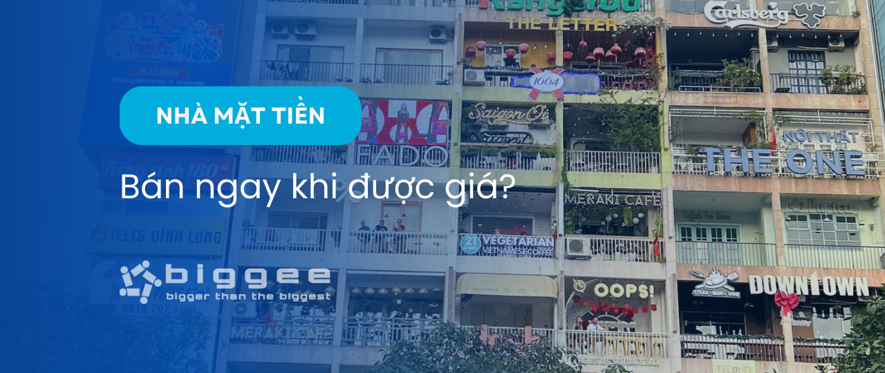 Nhà mặt tiền kinh doanh: bán ngay khi được giá?