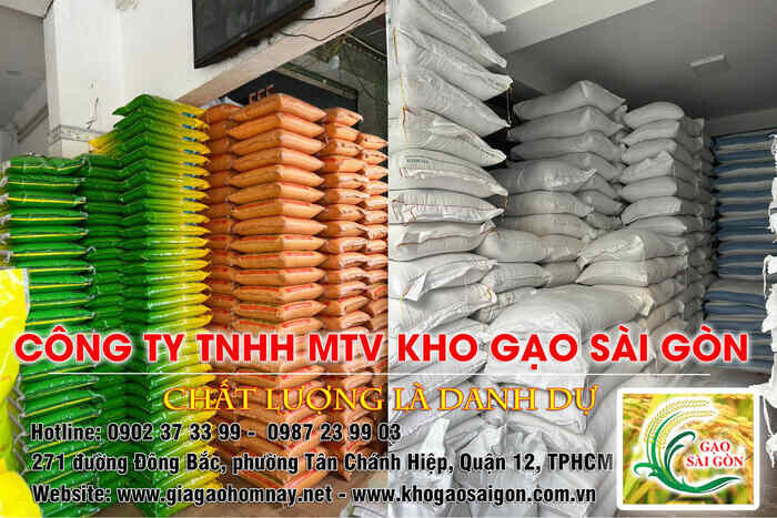 Nhập gạo tại Kho Gạo Sài Gòn