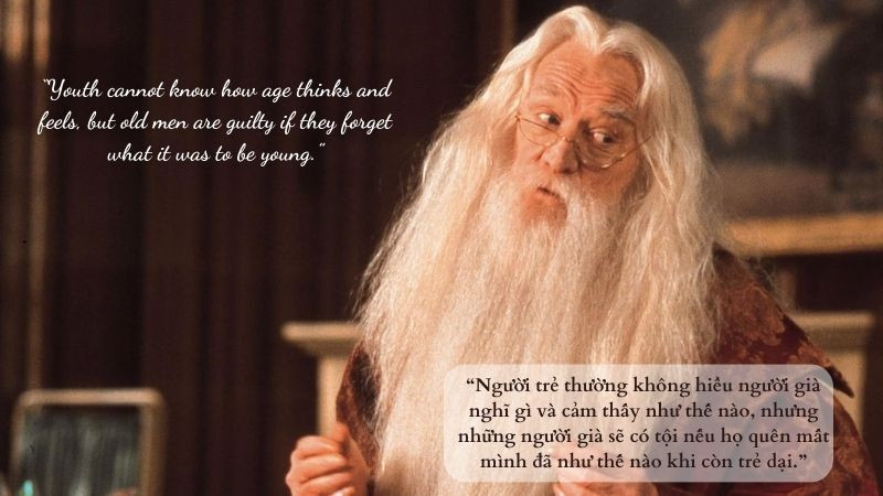 Những câu nói truyền cảm hứng của thầy Albus Dumbledore