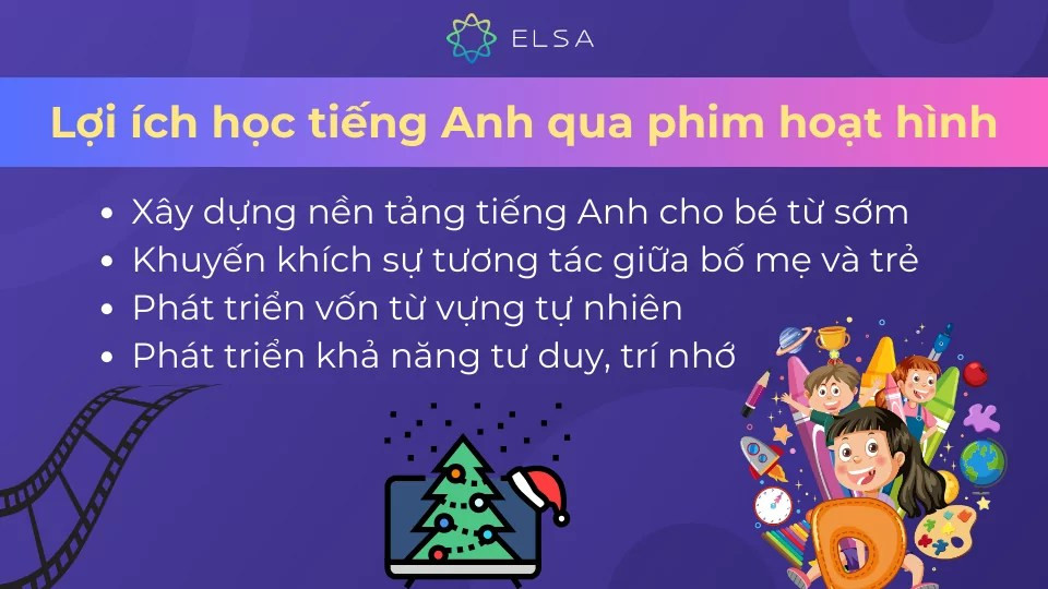 Tại sao nên cho trẻ học tiếng Anh qua phim hoạt hình?