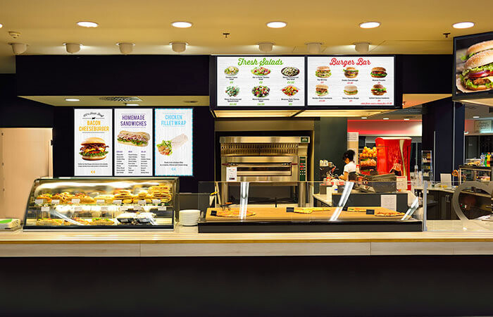 Những lưu ý khi chọn bảng menu điện tử