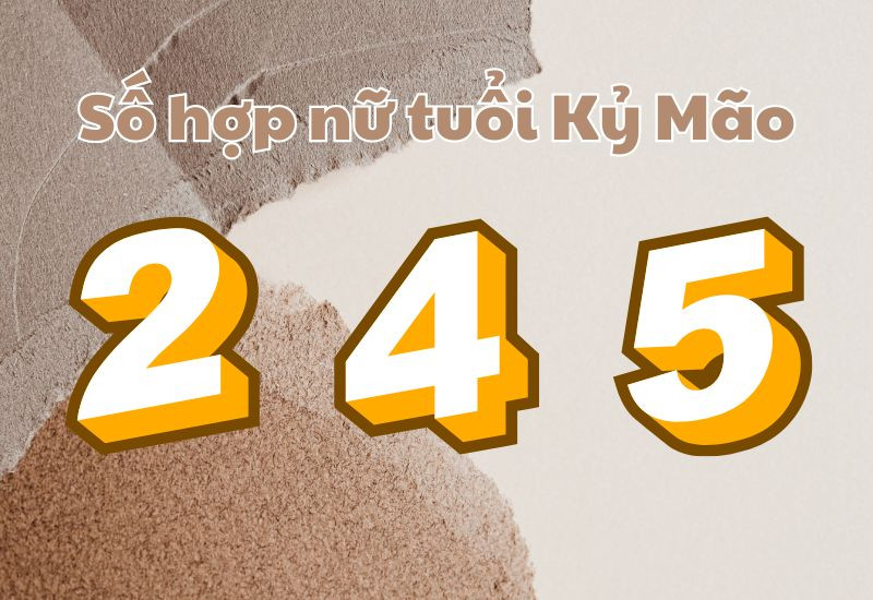 Những số hợp với nữ tuổi Kỷ Mão 1999