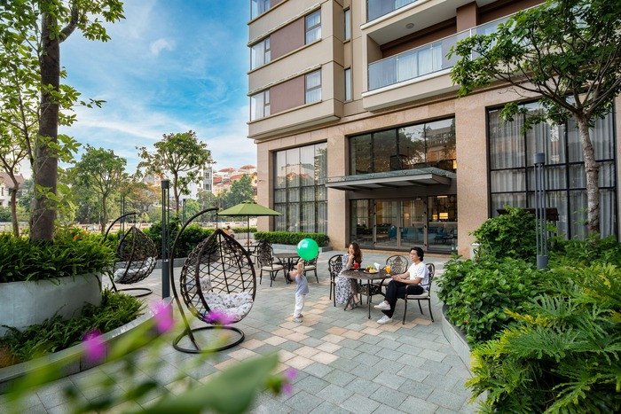 Nội thất căn hộ ở Oakwood Residence