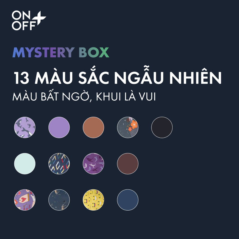 ONOFF Mystery Box Màu Sắc Đa Dạng