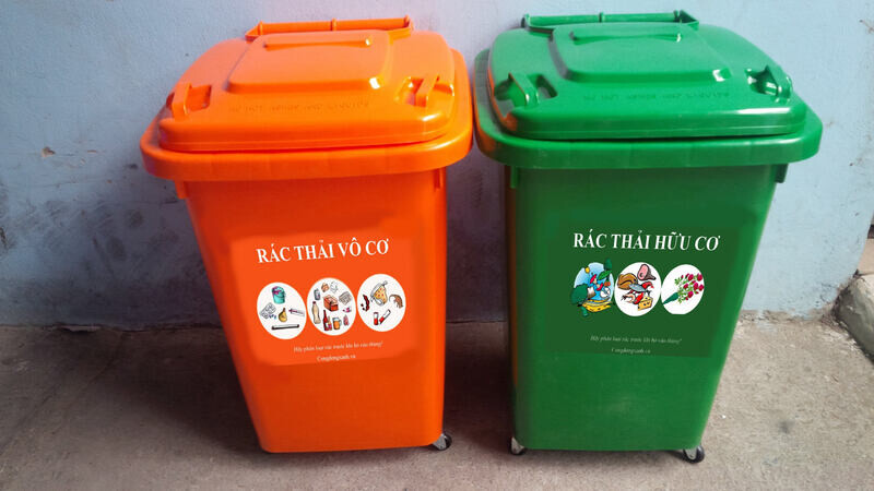 Phân loại rác thải trong nhà hàng