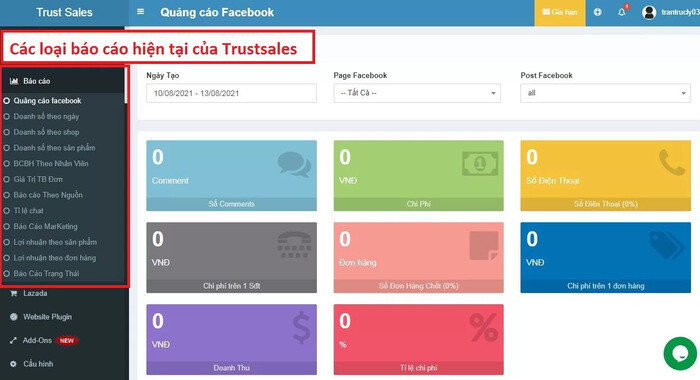 Phần mềm bán hàng mỹ phẩm TrustSales