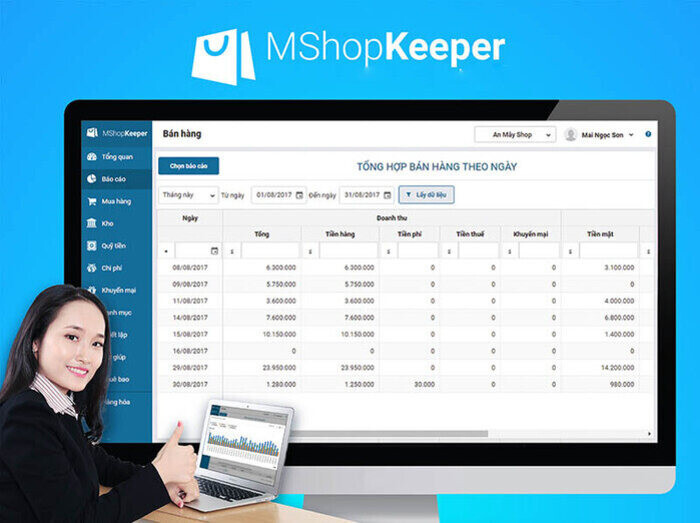 Phần mềm MShopKeeper