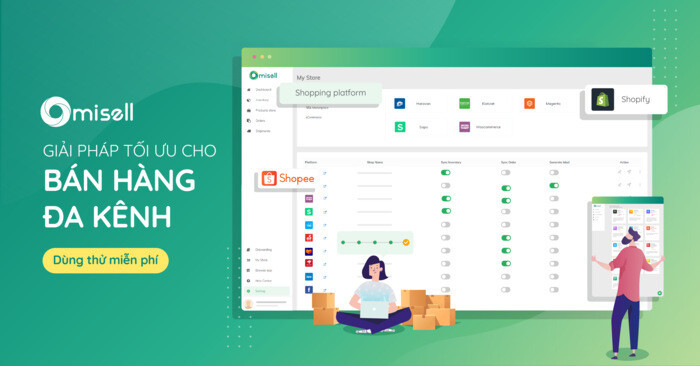 Phần mềm quản lý bán hàng đa kênh Omisell