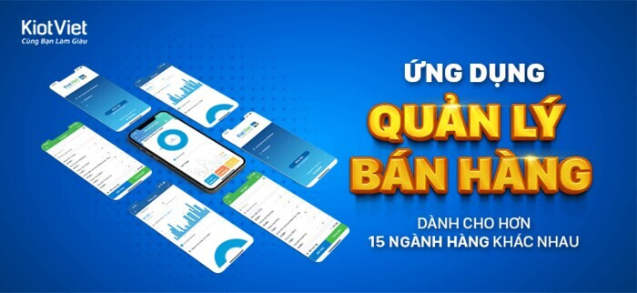 Phần mềm quản lý bán hàng điện máy KiotViet