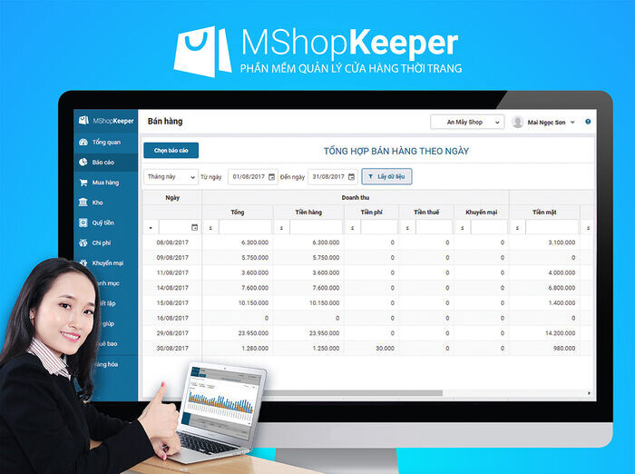 Phần mềm quản lý bán hàng MShopKeeper