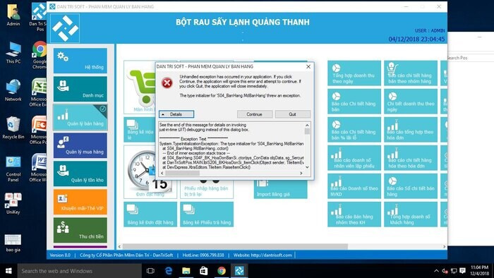 Phần mềm quản lý bán hàng online miễn phí Dân Trí Soft