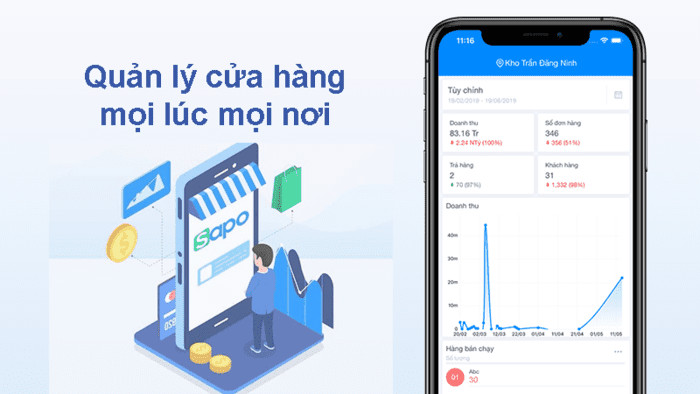 Phần mềm quản lý bán hàng vật liệu xây dựng Sapo