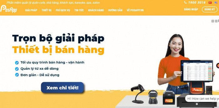 Phần mềm quản lý bán mỹ phẩm PosApp