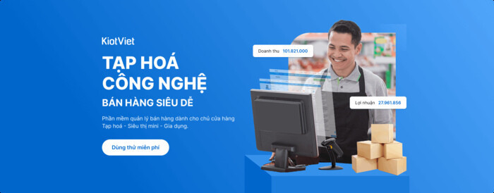 Phần mềm quản lý cửa hàng thực phẩm KiotViet