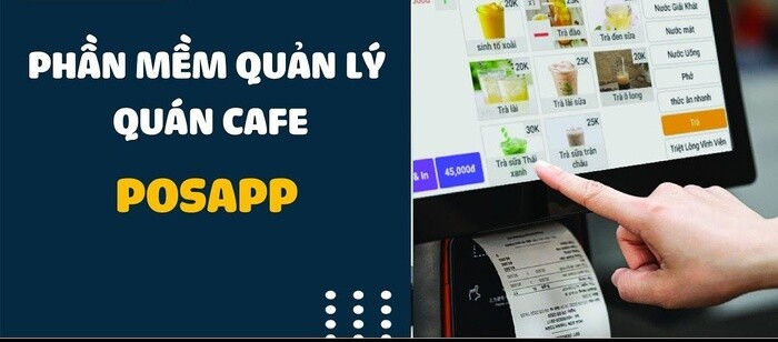 Phần mềm quản lý quán cà phê PosApp 
