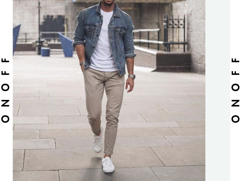 Phối áo thun với quần jeans