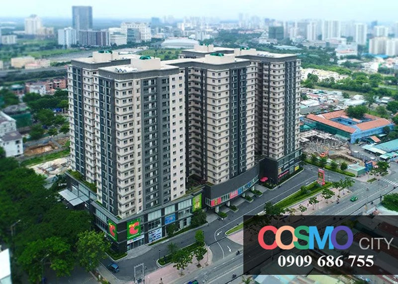 Căn hộ Cosmo City có giá bán so với khu vực như thế nào??