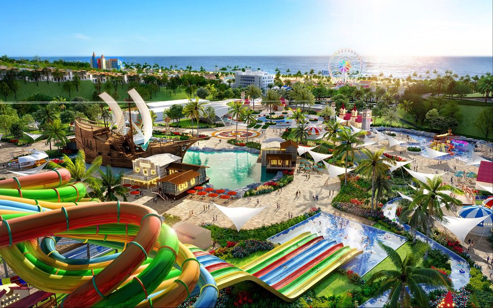 Phối cảnh công viên nước Dragon Ocean