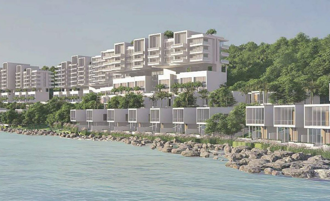 Phối cảnh khu biệt thự Bãi Trào