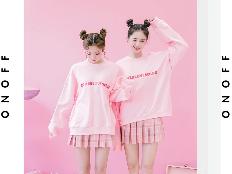 phối đồ với áo hồng