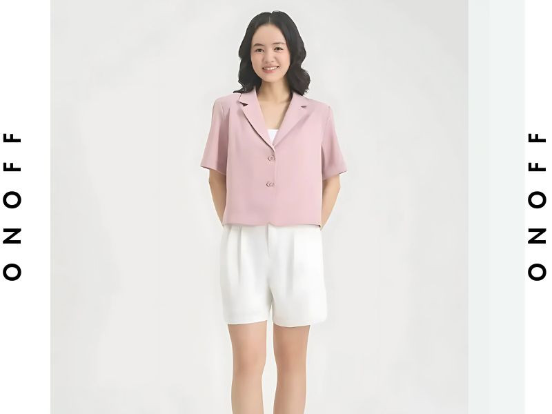 phối đồ với áo hồng