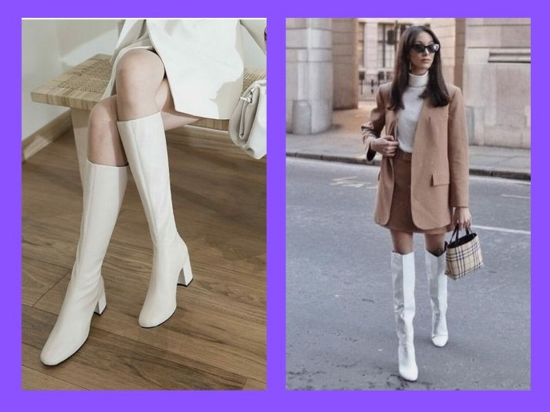 Phối đồ với boot trắng