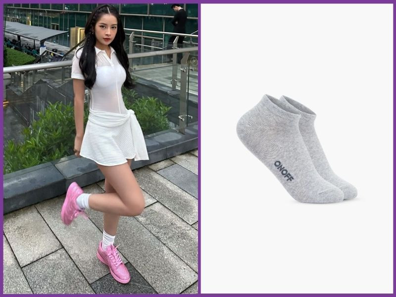 phối đồ với chân váy trắng ngắn