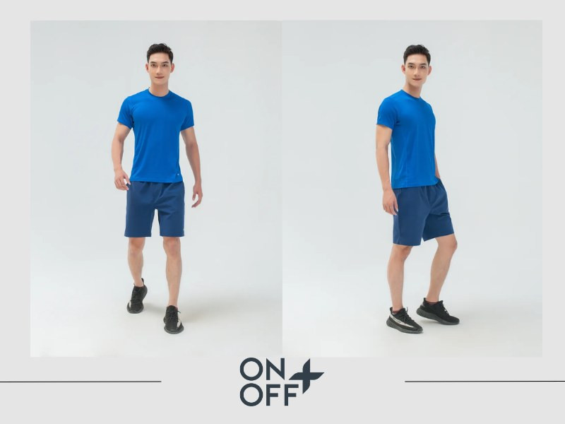 phối quần short thể thao với giày