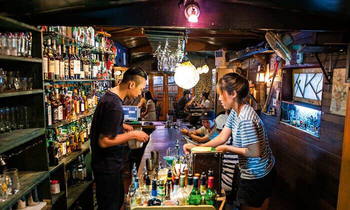Phong cách trẻ trung cho quán pub nhỏ